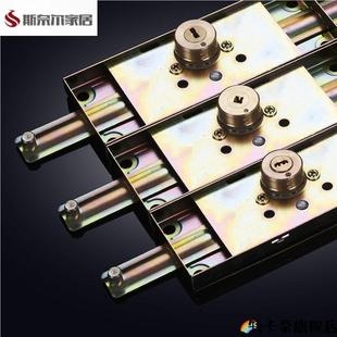 包邮卷闸门锁 防盗锁十字卷帘门锁 卷闸门锁装锁转闸门中间