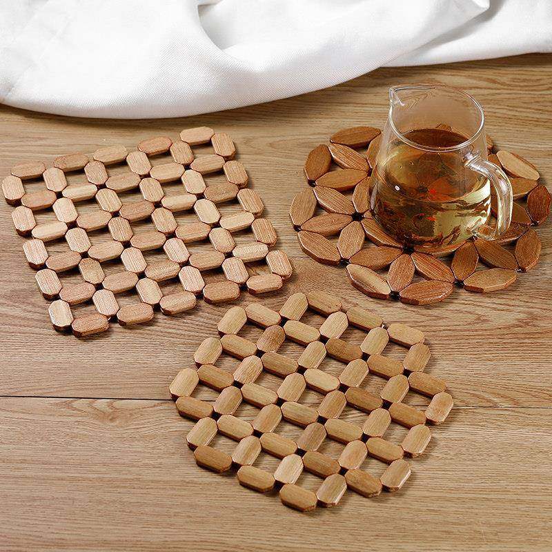 桌垫隔热垫餐家用防烫耐热垫碗垫餐盘垫砂锅垫竹制耐高温菜垫子,餐饮具,餐垫,淘宝优惠券,粉丝福利购,淘宝优惠卷