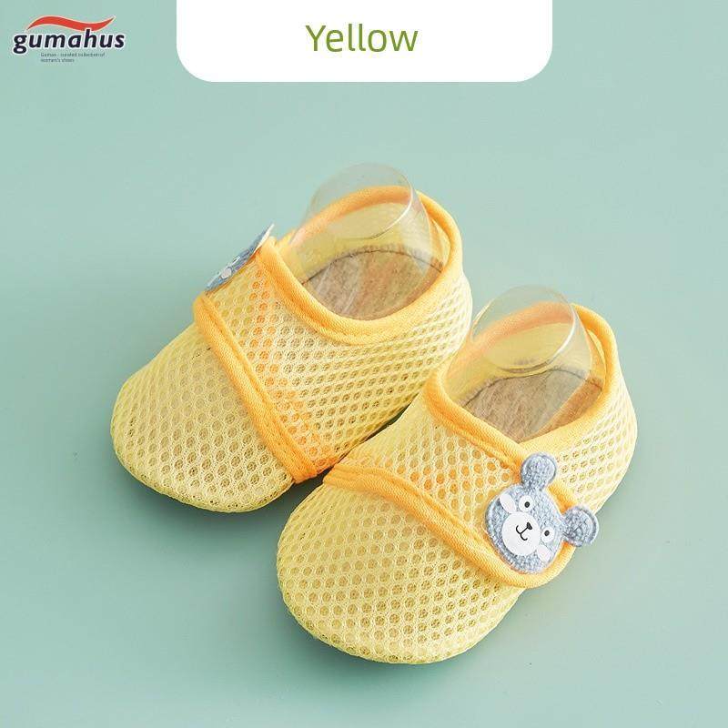 网眼地板袜宝宝秋季薄款儿童室内防滑隔凉婴幼儿学步鞋居家鞋袜套