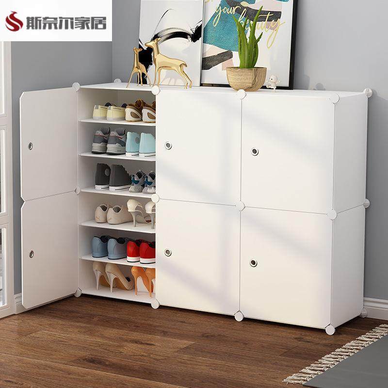 简易门口鞋架子家用经济型鞋柜收纳柜子室内好看简易防尘宿舍神器