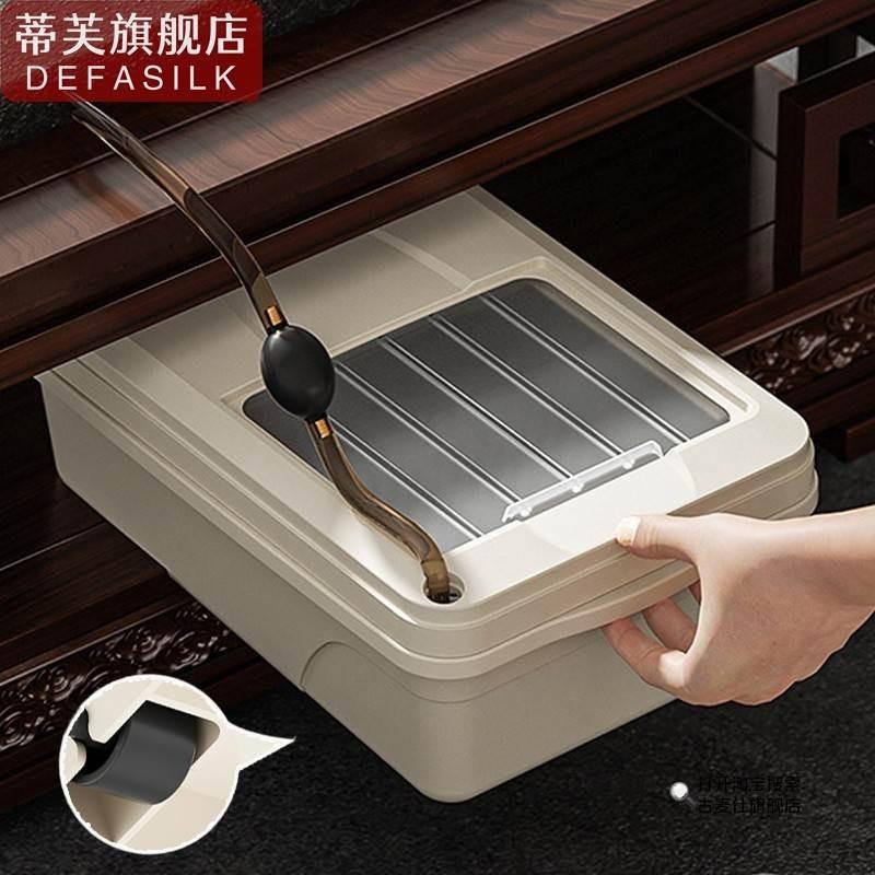 茶台废水桶茶水茶渣桶茶几柜垃圾桶倒茶叶过滤桶茶桌排水桶带滑轮