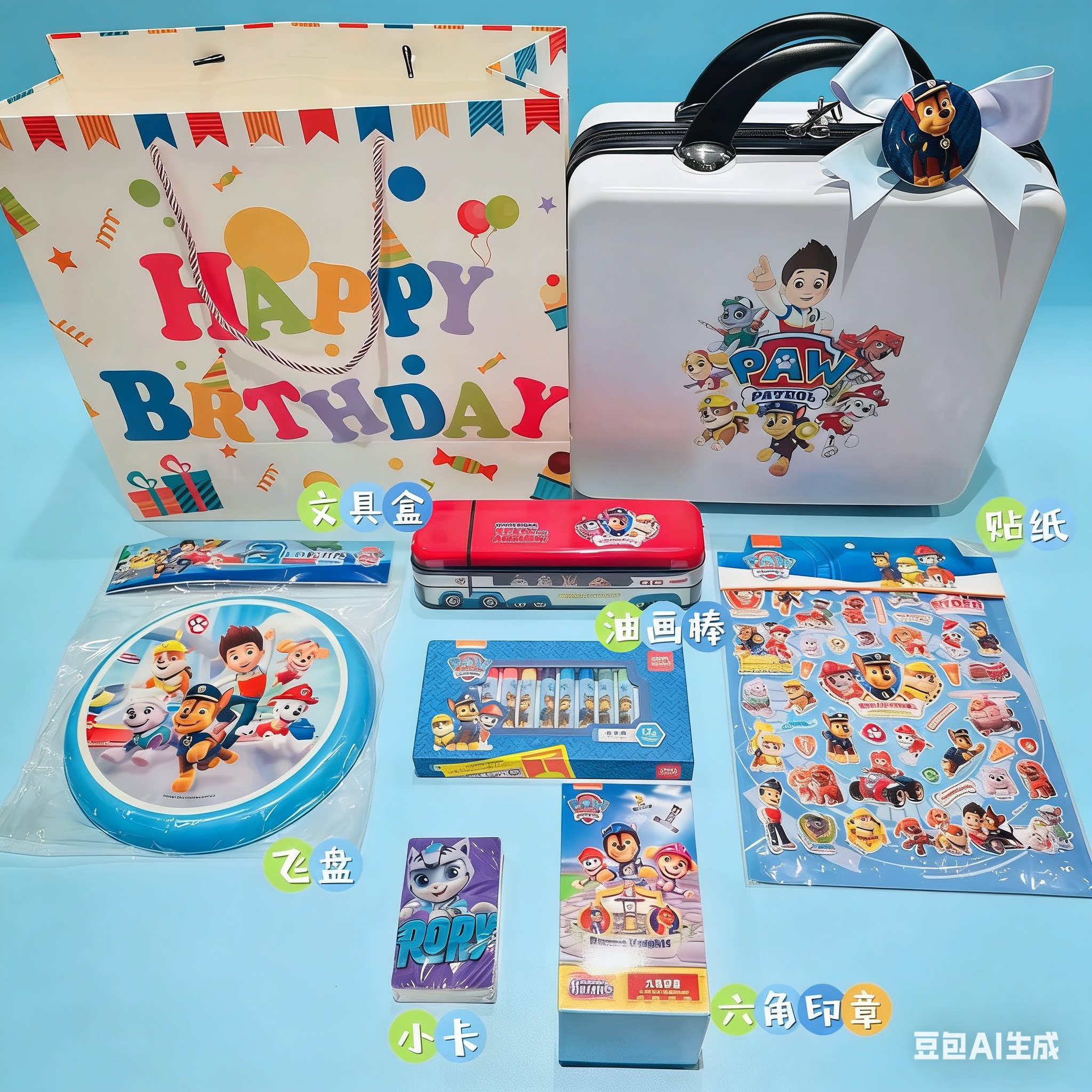 汪汪队儿童生日伴手礼十岁生日儿童节开学礼品小学生幼儿园礼品回