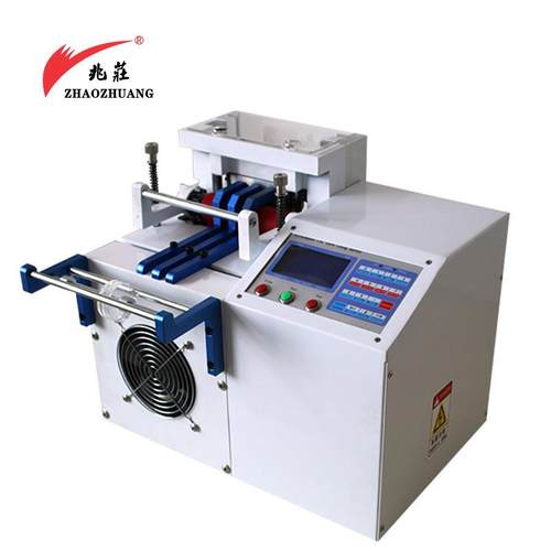 微电脑切管机pvc管切割机硅胶管PE管剪管机小型全自动胶管裁切机