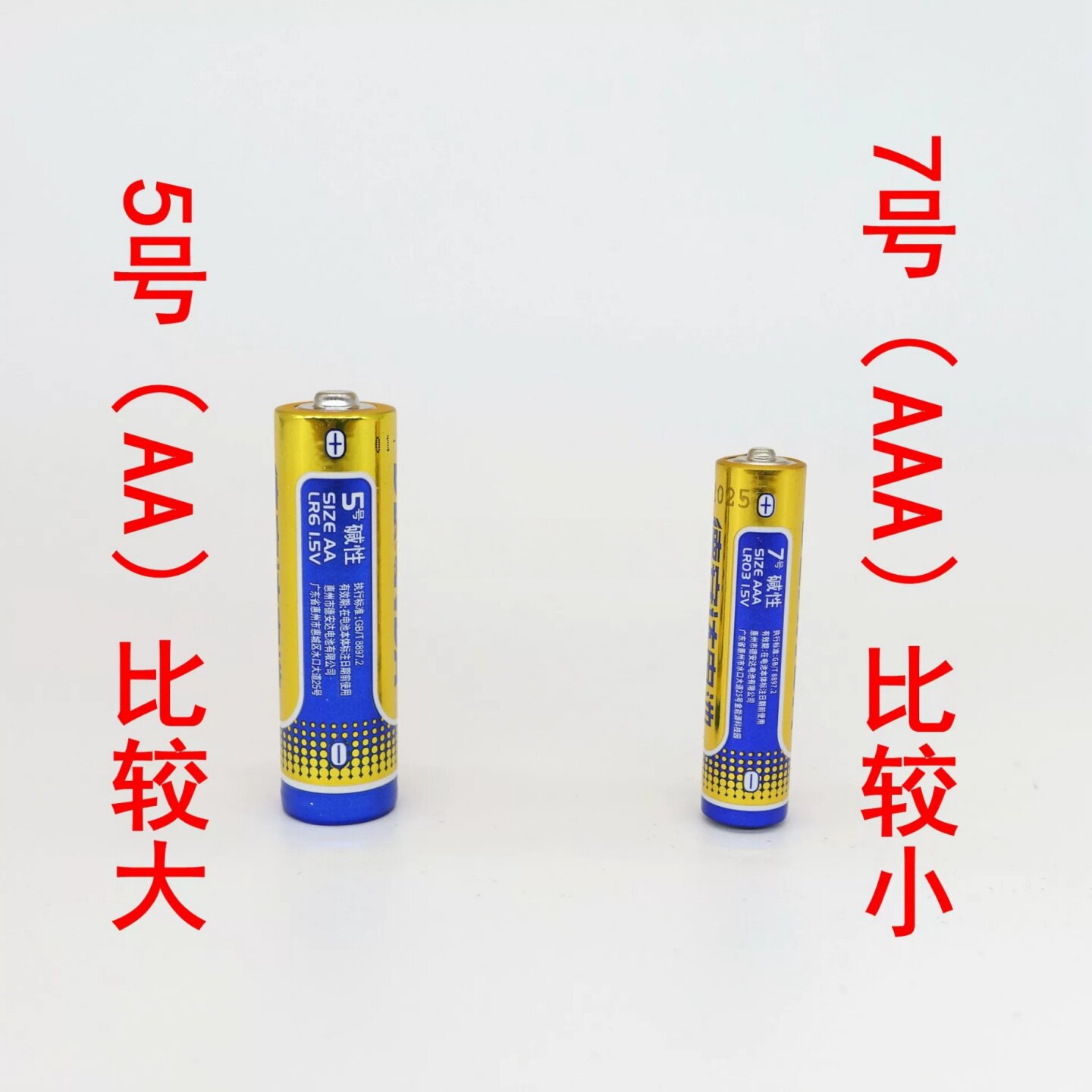 德安达碱性无汞1.5V通用电池