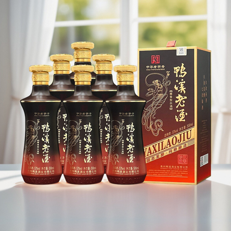 整箱官方鸭溪老酒玖零珍藏贵州53度酱香型白酒飞天女坤沙纯粮食酒