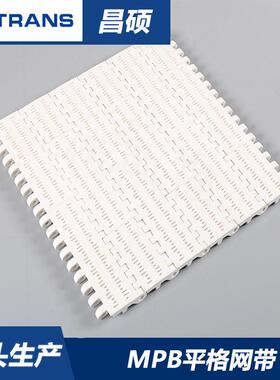 工业输送带MPB平格网带塑料输送带稳定性高超耐磨不脱粉pp食品