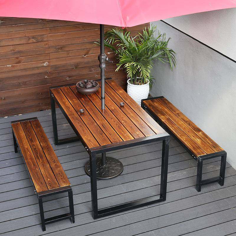 防腐木花园桌椅户外庭院露天别墅阳台休闲组合露台室外桌防水防晒,商业/办公家具,其它,淘宝优惠券,粉丝福利购,淘宝优惠卷