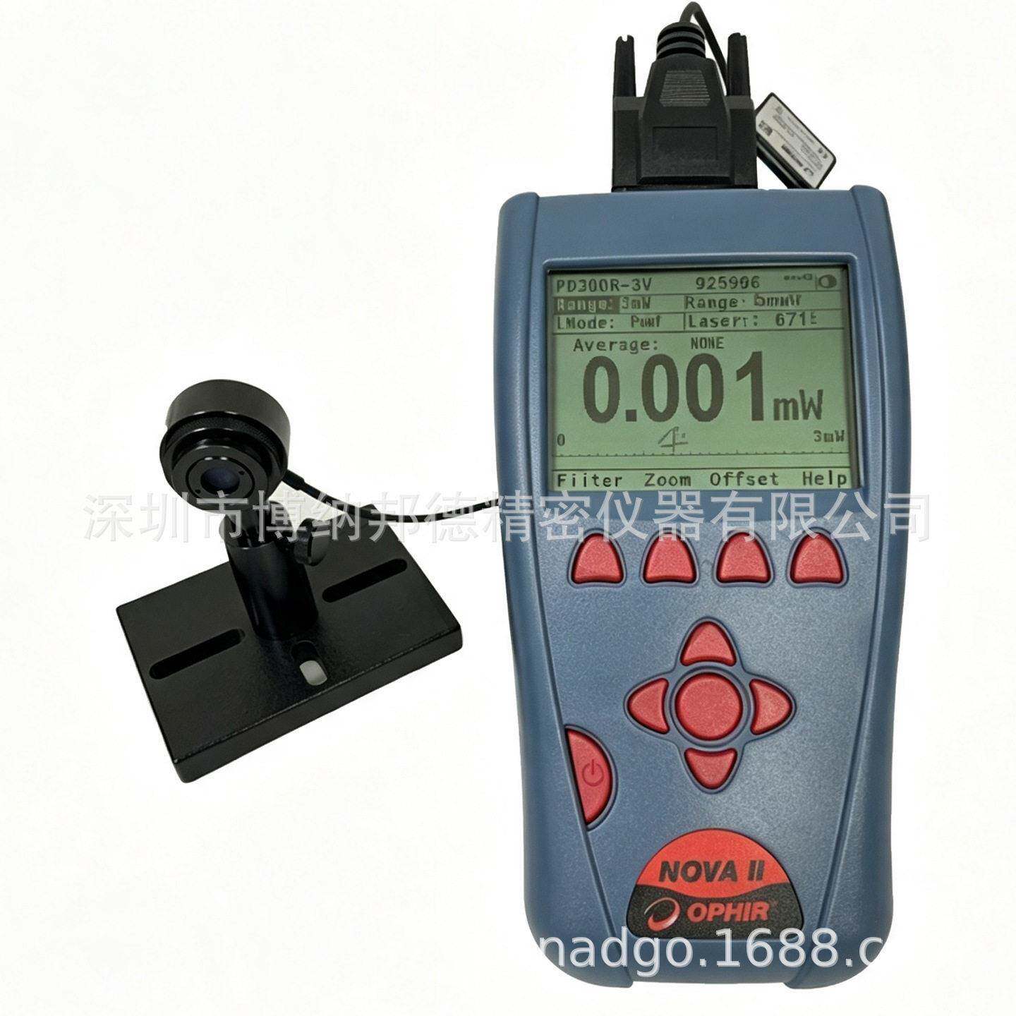 以色列Ophir光电二极管PD300R-3W探头NOVAII激光功率能量计表头