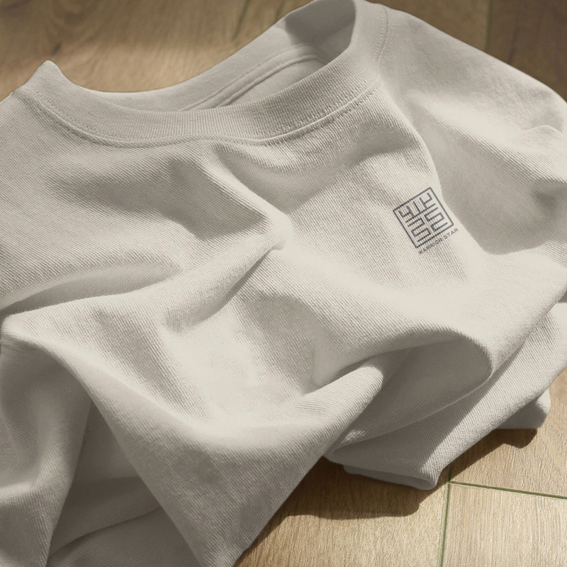 回力重磅纯棉短袖T恤男夏季大码宽松半袖体恤青少年打底衫男装潮