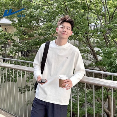 回力春装长袖t恤男生青少年