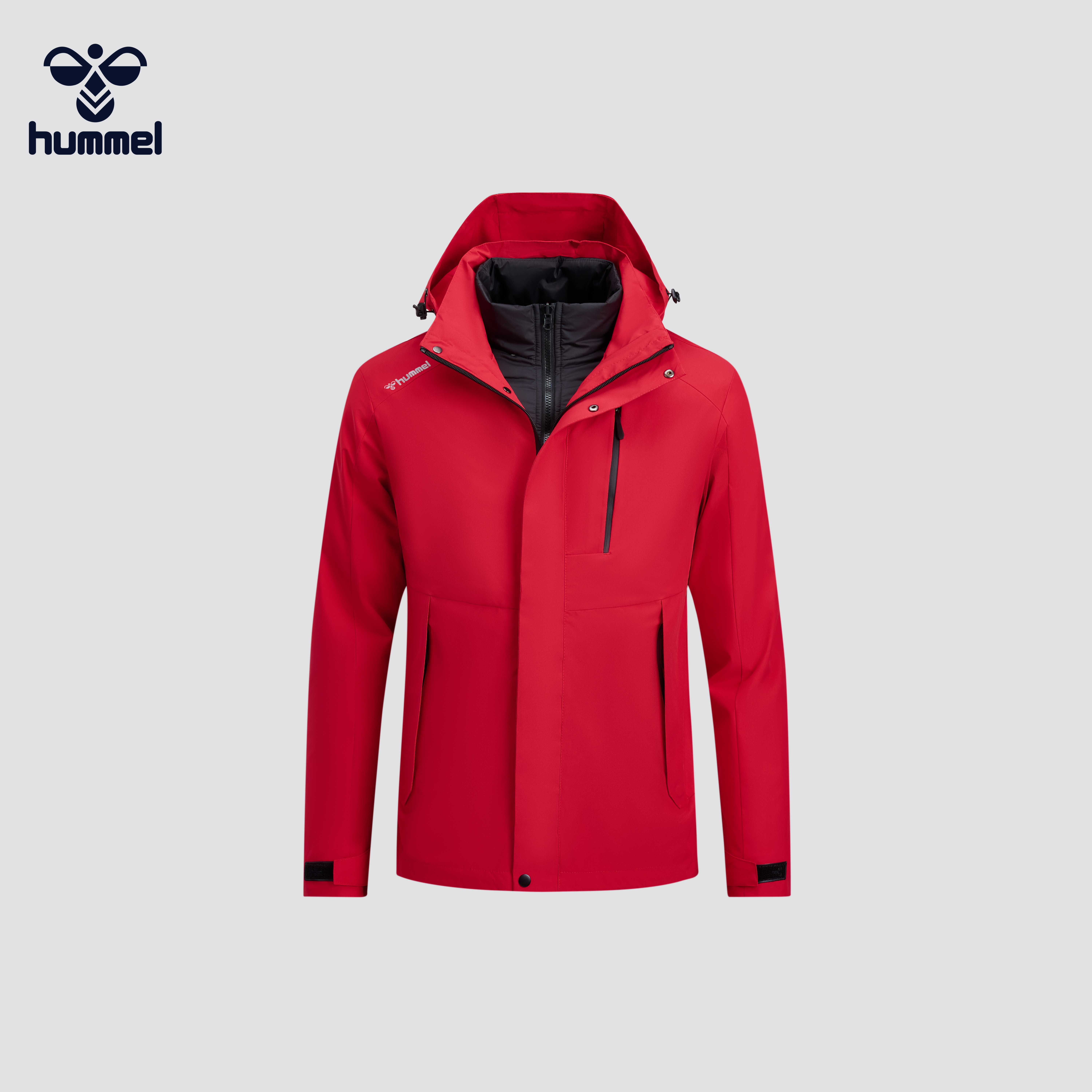 HUMMEL足球三合一羽绒内胆夹克