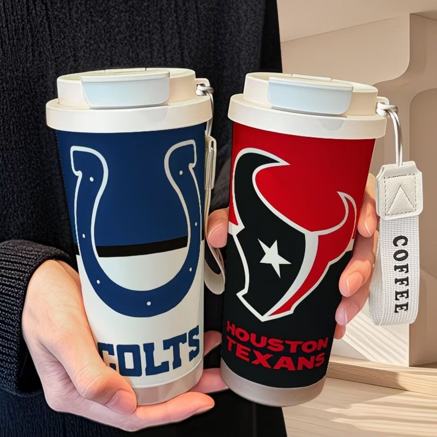 橄榄球NFL球队周边保温杯