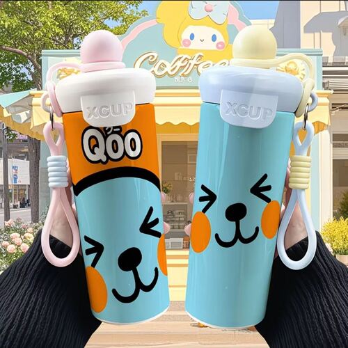 Queer酷儿可爱吸管手办保温杯600
