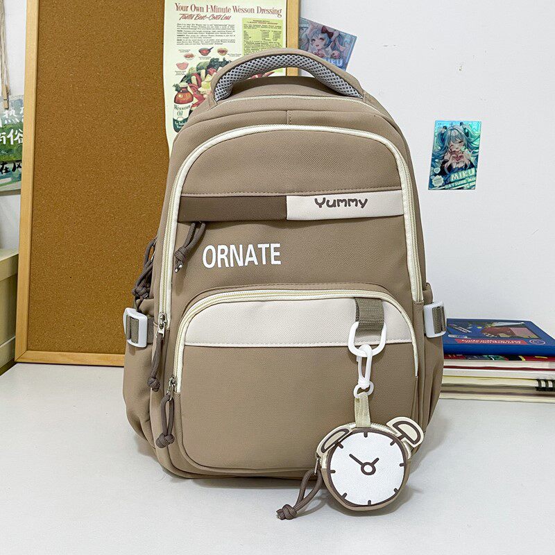 大容量减负双肩包轻便简约女初中生高颜值新款in背包女双肩旅游轻