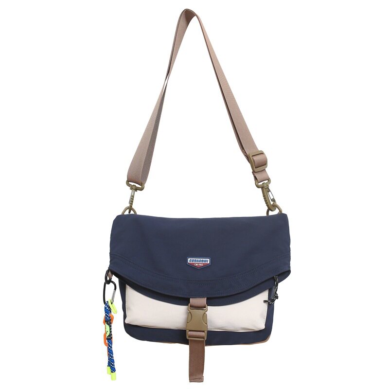 2025新款潮工装风轻便防水休闲小方包男女款大容量单肩斜挎包百搭