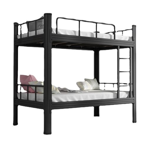 上下铺铁床学生宿舍床双层铁艺床员工寝室架子床公寓成人高低床
