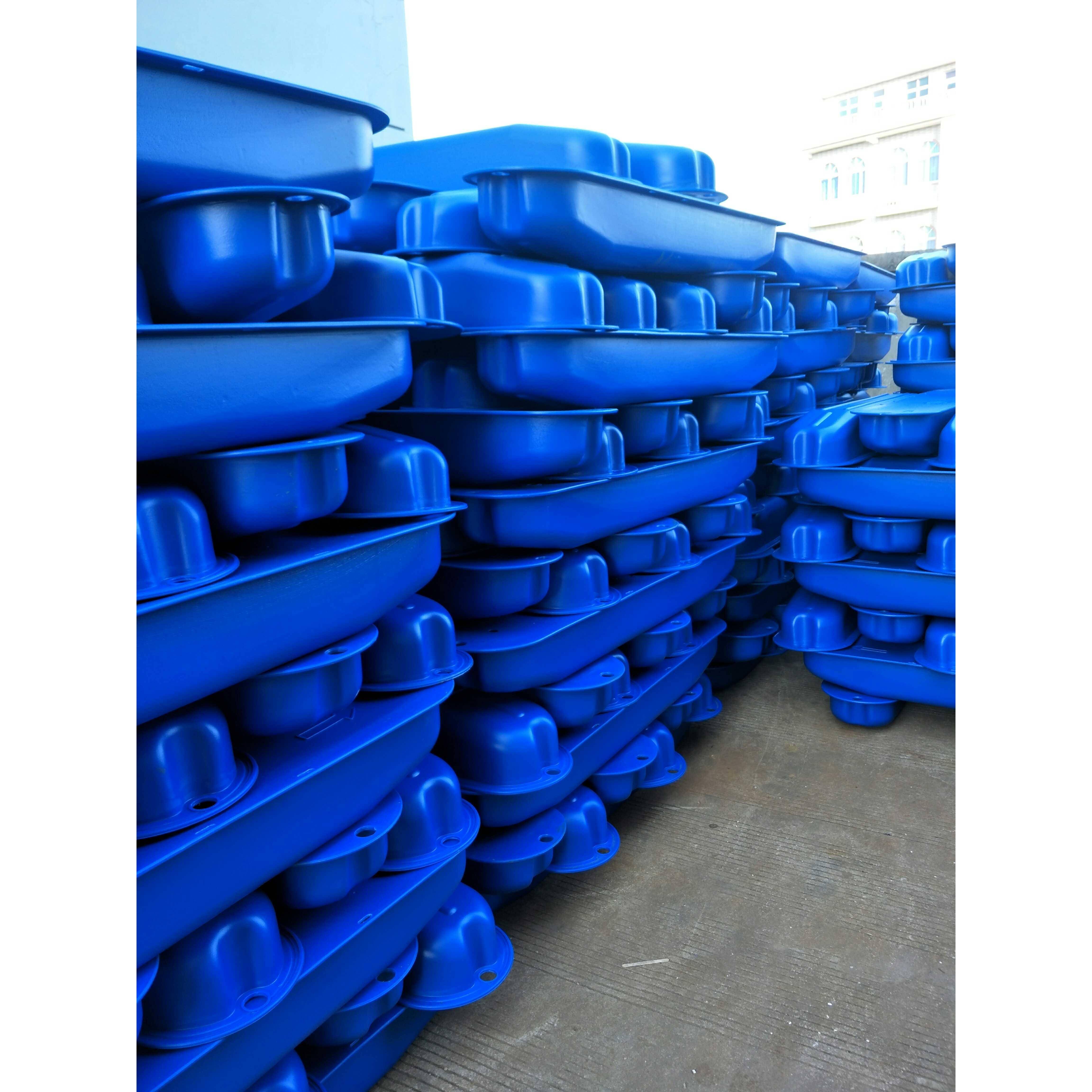 鱼塘增氧机叶轮式水车浮船及塑料配件