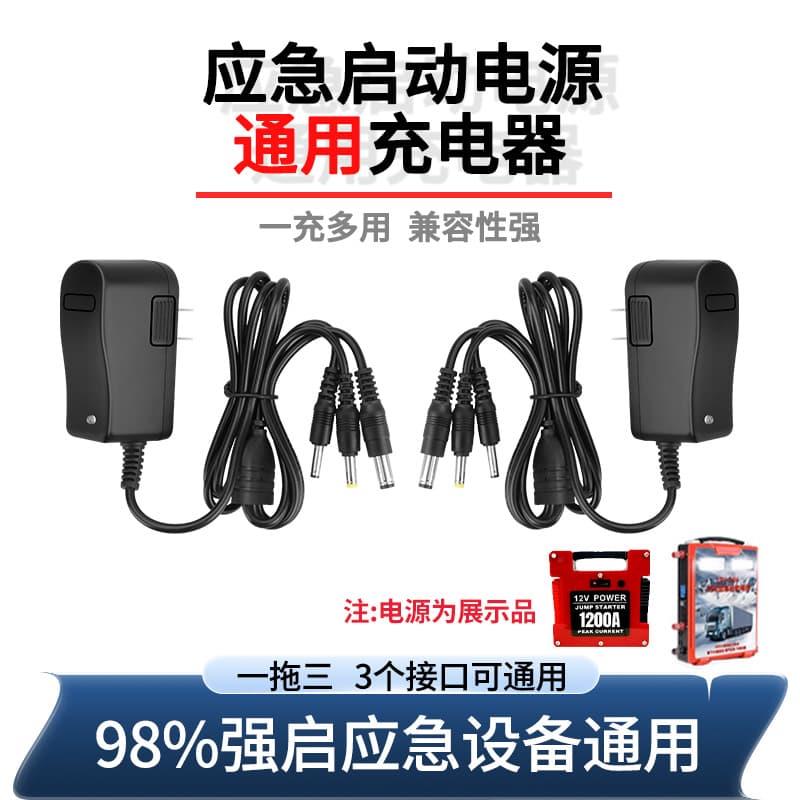 12V16V24V汽车应急启动电源搭电宝锂电池专用强启电瓶充电器通用A