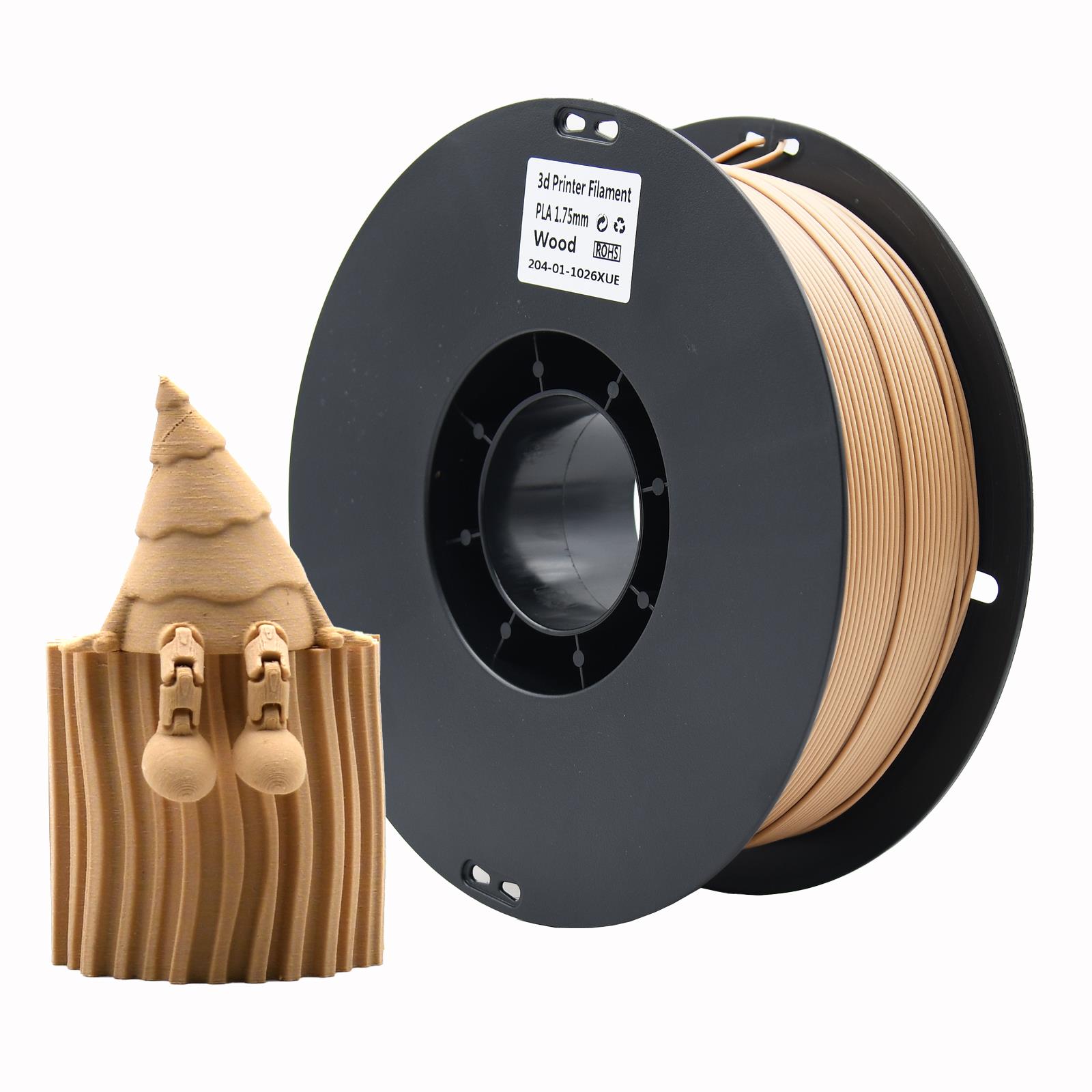 木质色高品质时尚3D打印木质WOOD耗材1.75mm 3D打印机PLA材料