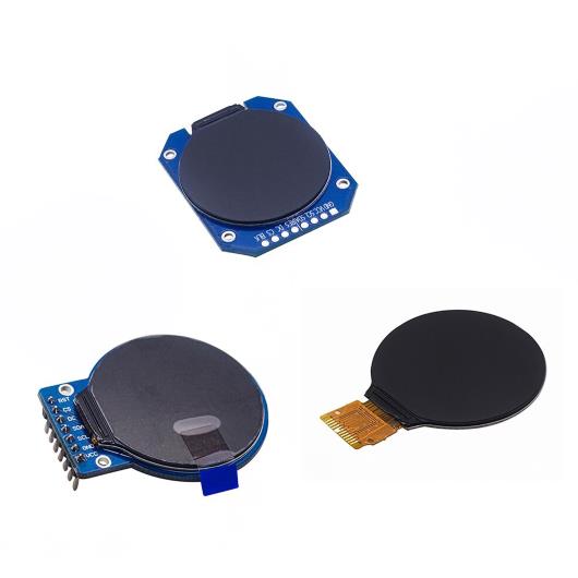 1.28英寸圆形液晶显示屏25.3英寸X240 Gc9A01驱动高清ip