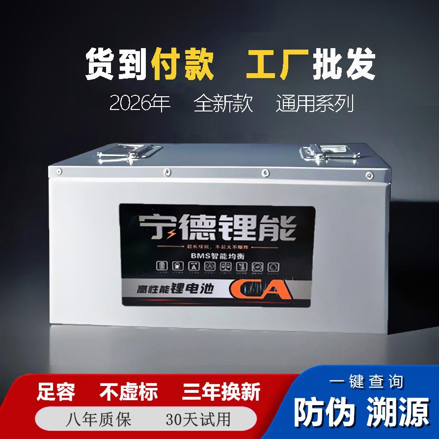 大容量48V60V72伏宁德三元锂磷酸铁锂电池时代三轮四轮车专用电瓶