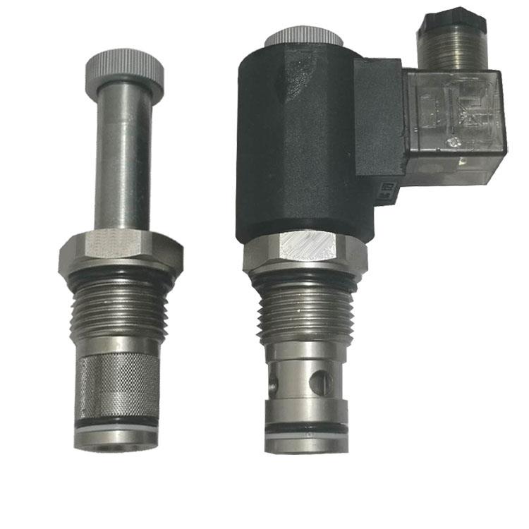 液压电磁阀SV12-28保压阀 LSV6-12-2NCSP双向保压DC24V电磁球阀