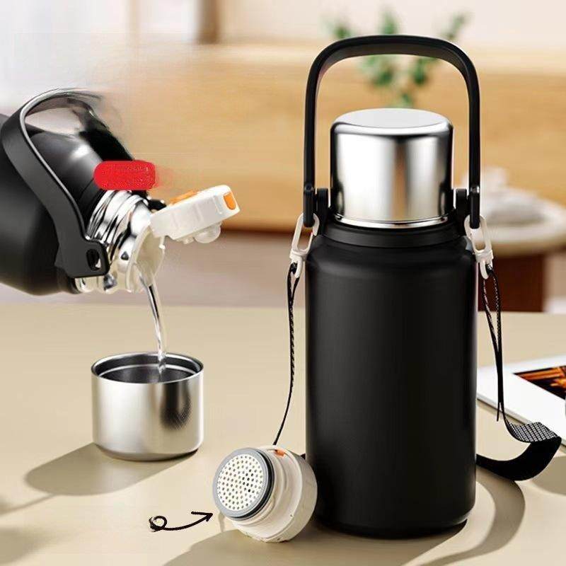 新款大容量316不锈钢保温水杯子户外运动食品级保温水壶L OGO刻字,餐饮具,保冷/保温杯,淘宝优惠券,粉丝福利购,淘宝优惠卷