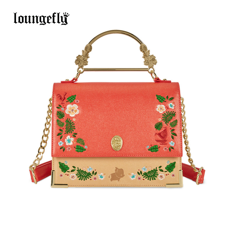 迪士尼莫阿娜单肩斜挎手提包女