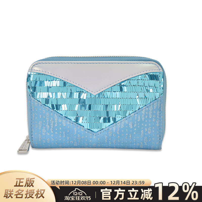 迪士尼冰雪奇缘艾莎公主钱包