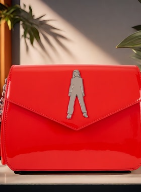 Loungefly小甜甜布兰妮Britney爱的再告白周边大红色单肩斜挎包女