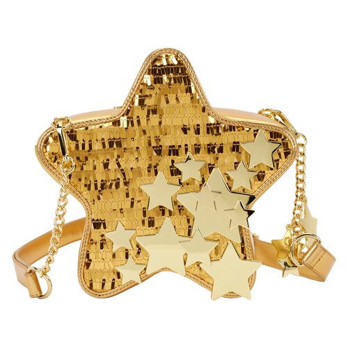 Loungefly亮片星星单肩斜挎包女