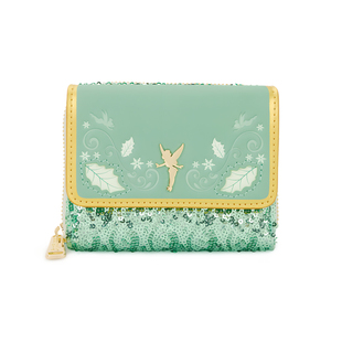 Loungefly迪士尼彼得潘小叮当正版周边钱包可爱证件包女生卡包