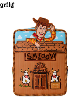 Loungefly迪士尼玩具总动员胡迪正版周边礼物双肩包卡通迷你背包