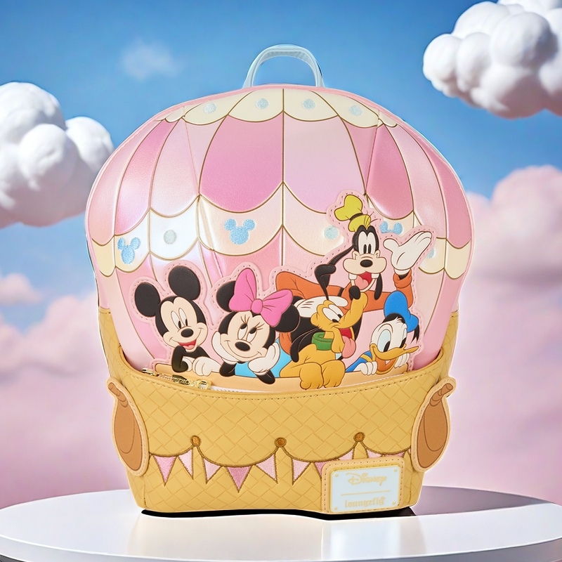 迪士尼米奇米妮热气球迷你背包女