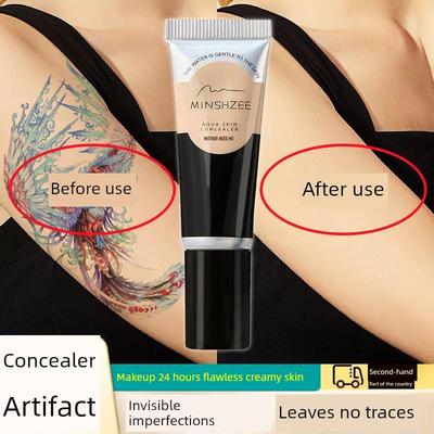 纹身遮瑕神器疤痕遮盖面遮盖斑点胎记粉刺遮瑕强力黑眼圈液体粉底
