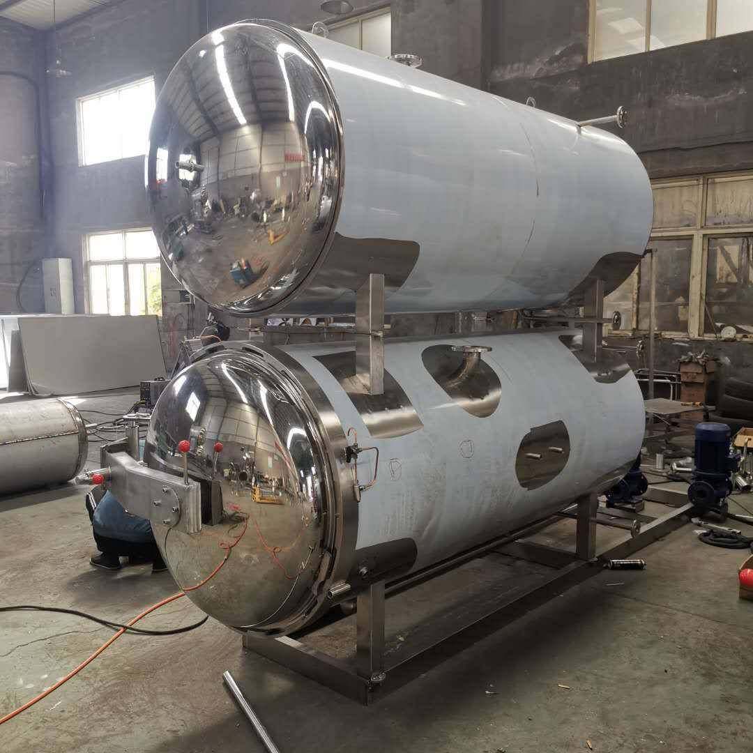 嘉兴粽子杀菌锅五香鸡爪水浴式杀菌锅豆制品电脑全自动杀菌锅