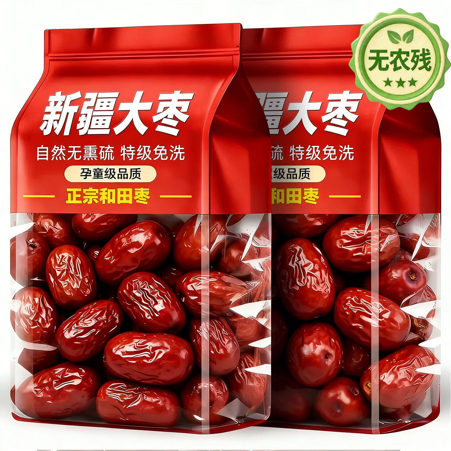 新疆红枣新货灰枣特一级大枣红枣干货零食新疆和田大枣官方旗舰店