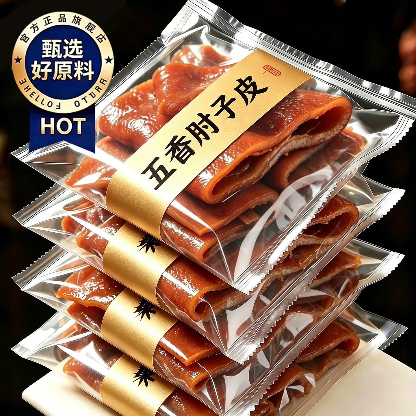 【现做!会员超市款】五香肘子皮