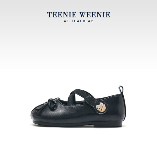 TeenieWeenie女童蝴蝶结公主单鞋
