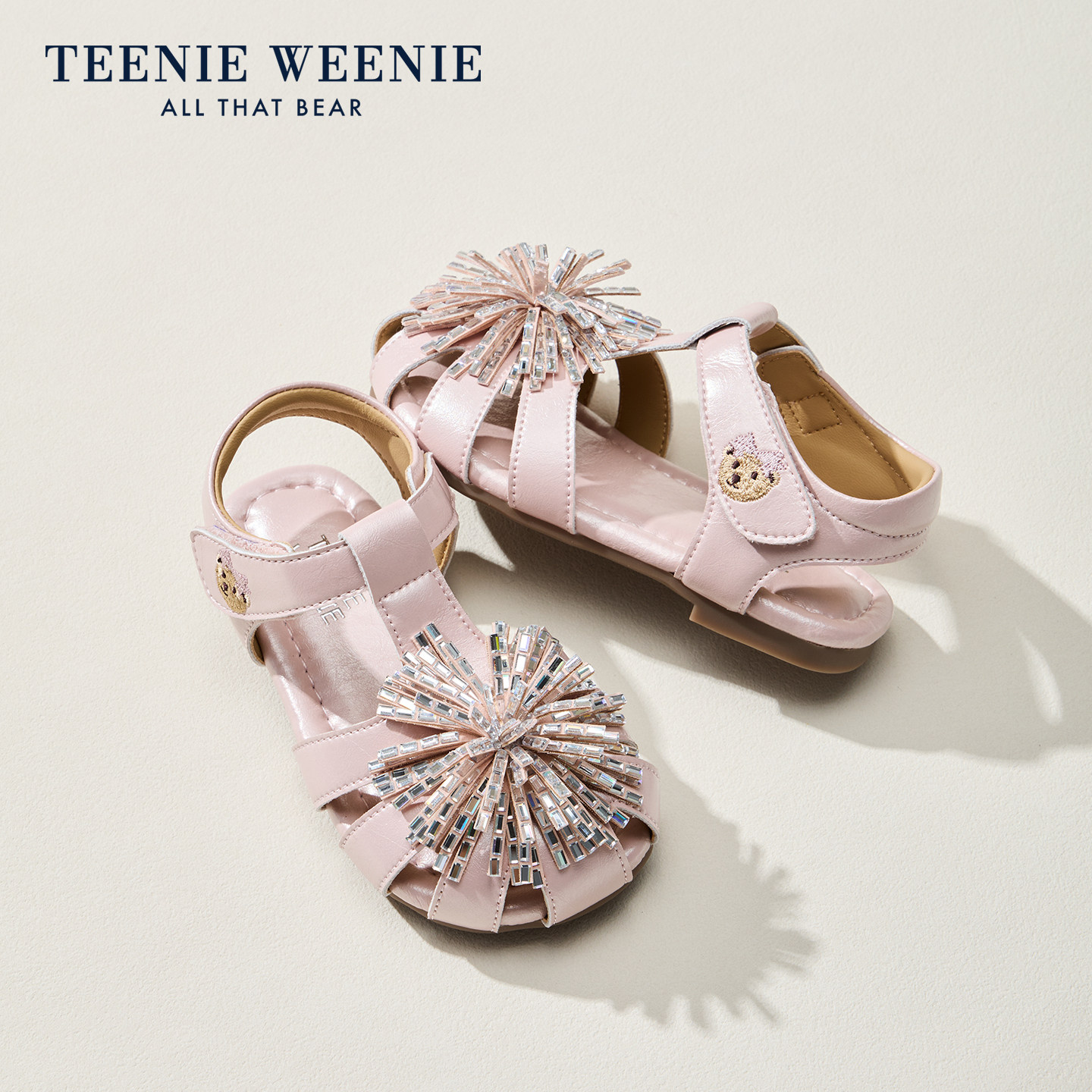 TeenieWeenie女童公主烟花凉鞋图片