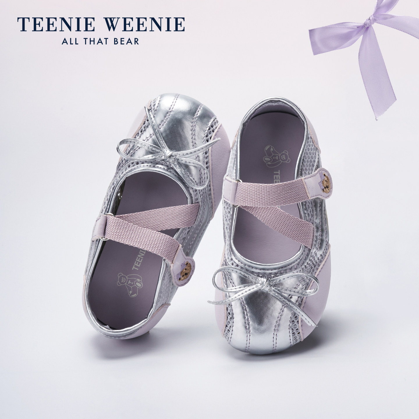 TeenieWeenie女童透气舞蹈公主鞋图片