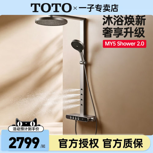 TOTO数显恒温淋浴花洒按键