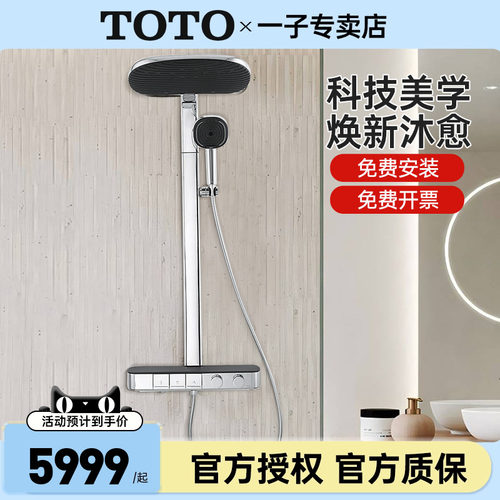TOTO恒温淋浴花洒套装TBW14WC0C