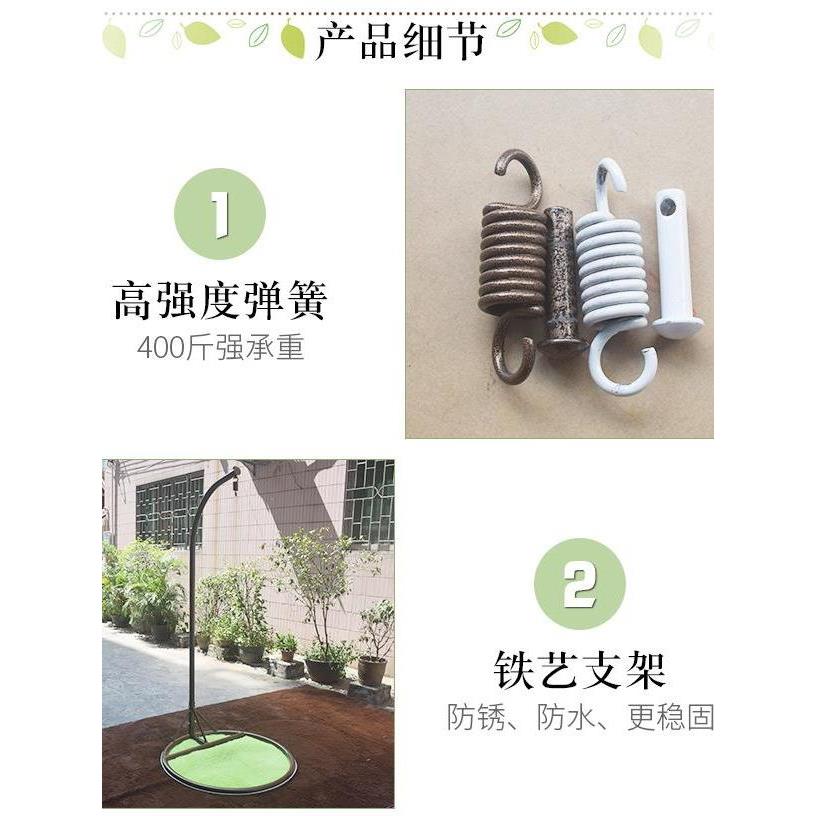 吊椅配件弹簧秋千挂钩插销无音器吊勾轴承安全扣勾子家用吊篮零件