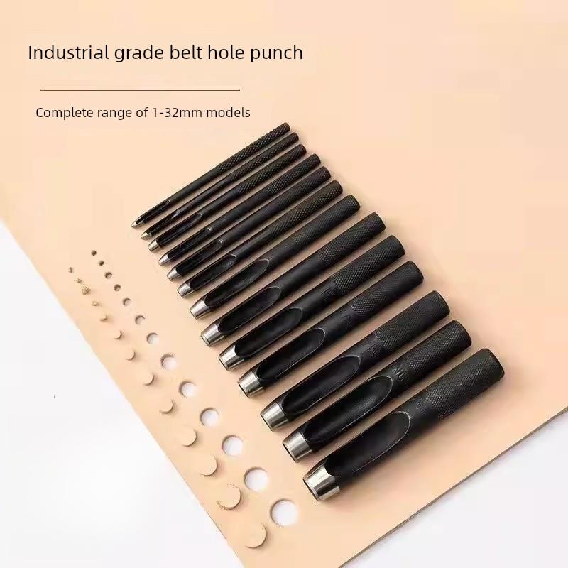 打孔打孔模具皮带皮革工具家用手册小打孔圆打孔香菇椴木表带