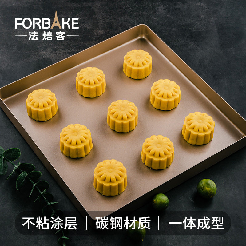 月饼模具手压式半自动反扣式商用冰皮绿豆糕中式点心可调厚度压花