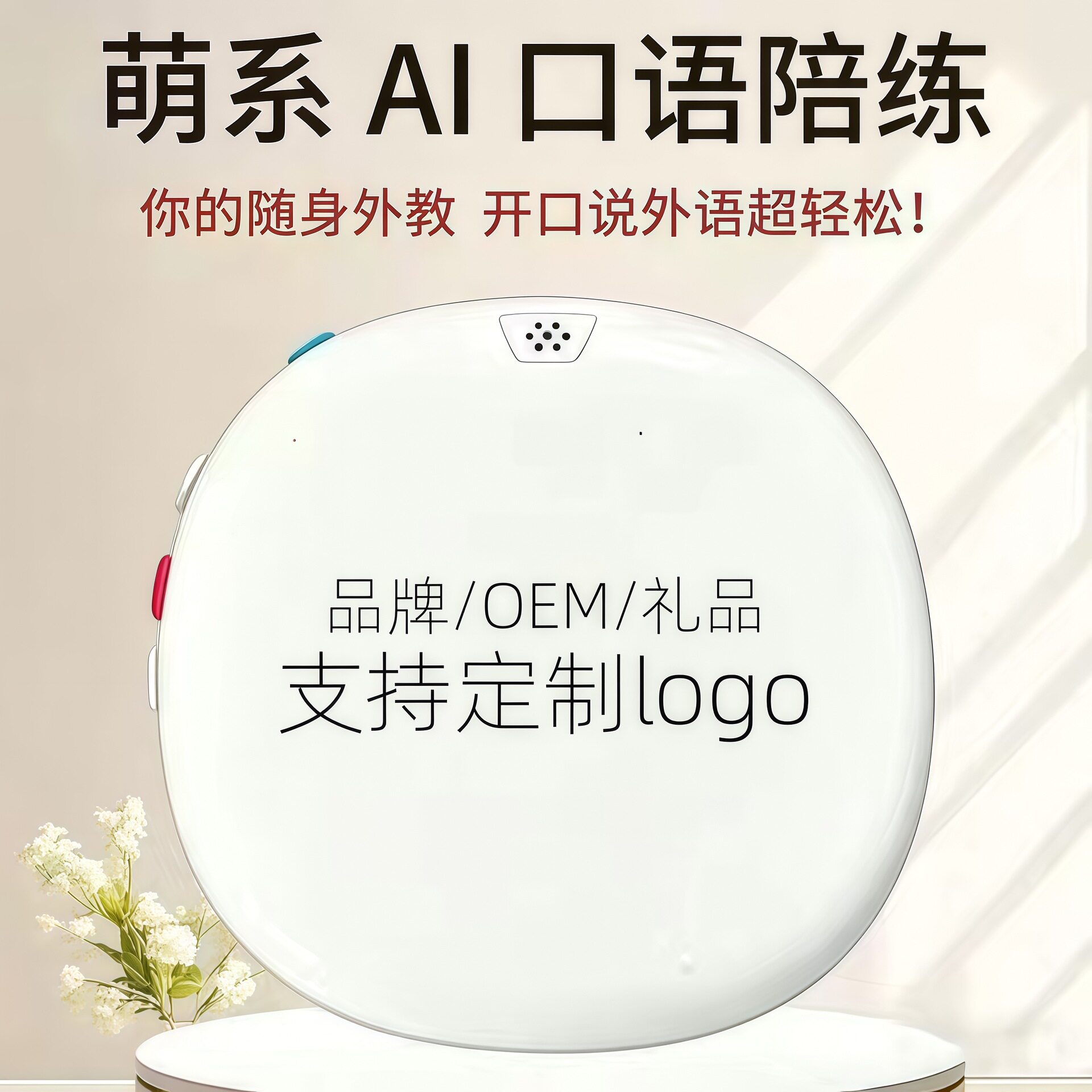定制ai英语口语陪练机便携幼儿神器随身纠错豆包Ai智能翻译机