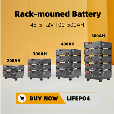 48V Solar Battery Lifepo4 Energy Storage  Built in BMS Home