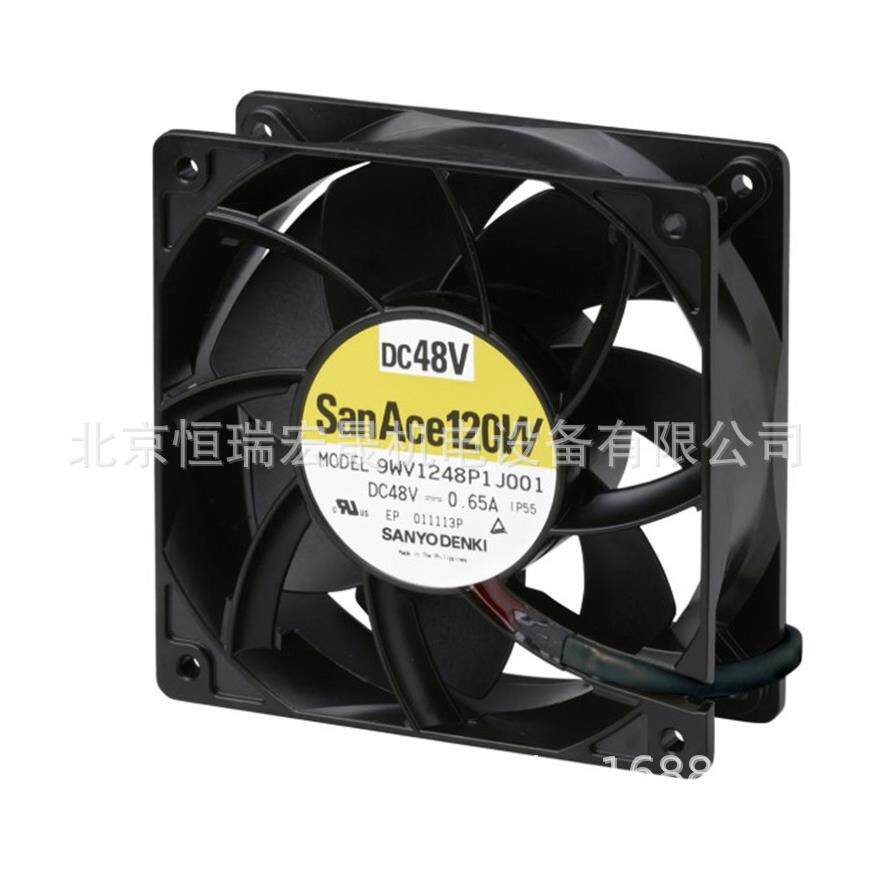 Sanyo 9WV1224P1H001 12038 48V直流 风量309.2m³/h PWM调速风扇