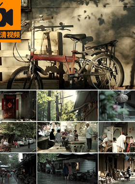 百姓街景市井人文日常生活人物人间城市烟火气息实拍高清视频素材